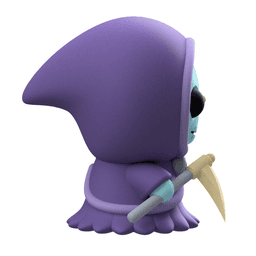 Cute Cryptid Grim Reaper 3D Printable Figure - Adorable Spooky Toy 3d model