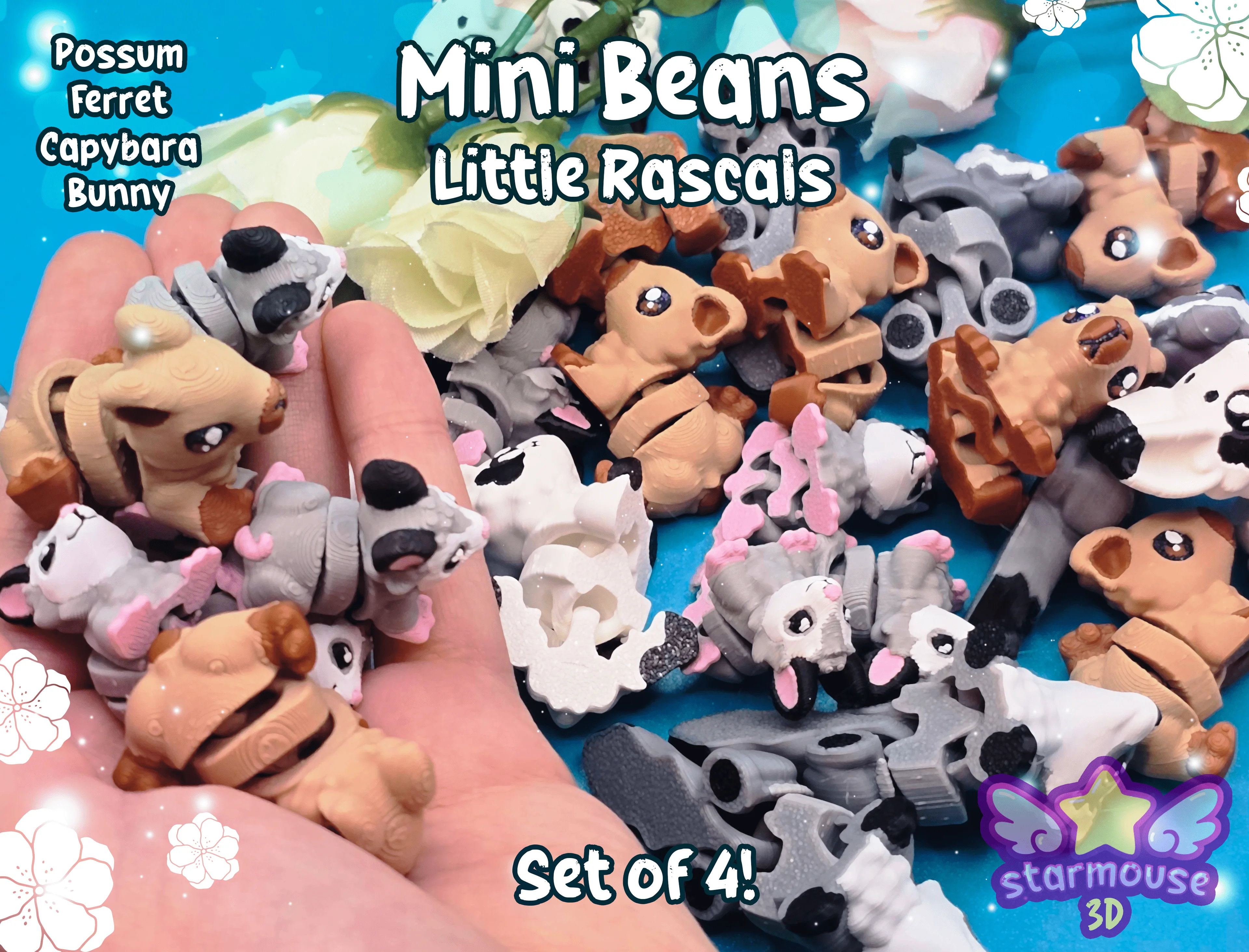 Mini Beans Set 1: Little Rascals 3d model