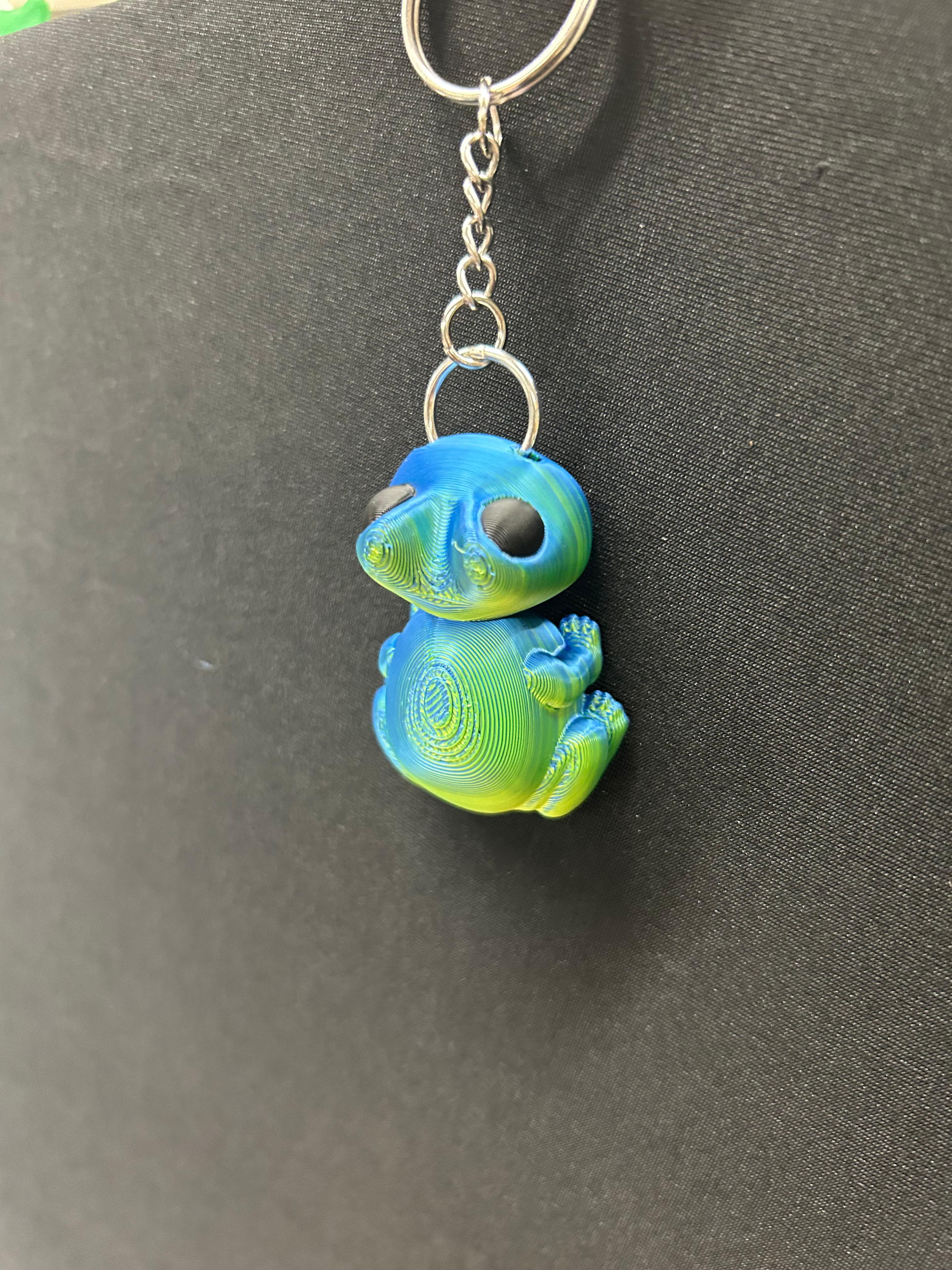 Small Frog Keychain 3d model