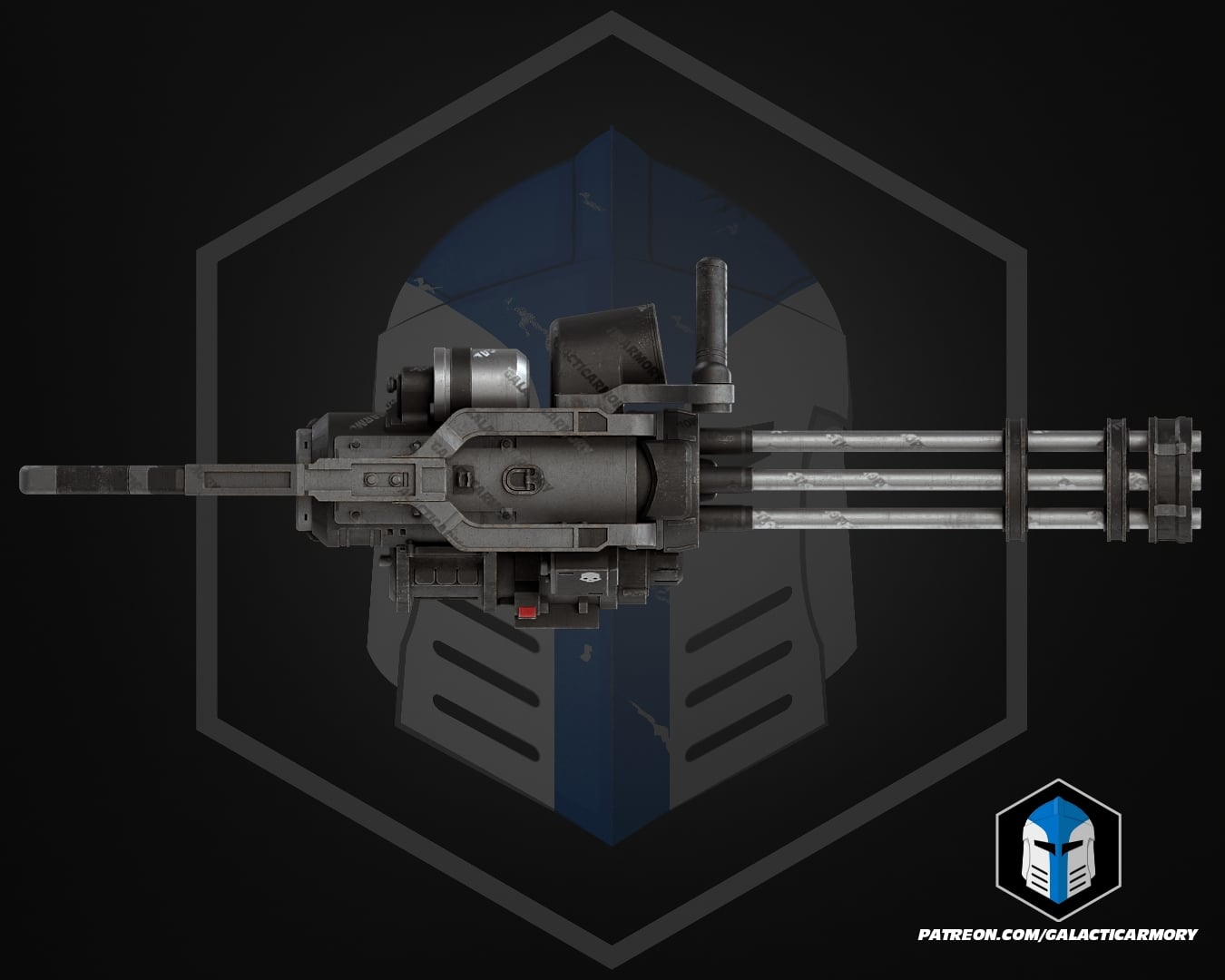 HD2 Maxi Gun - 3D Print Files 3d model