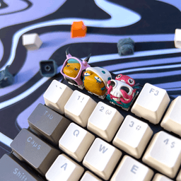 Art Toy Keycaps 3d model