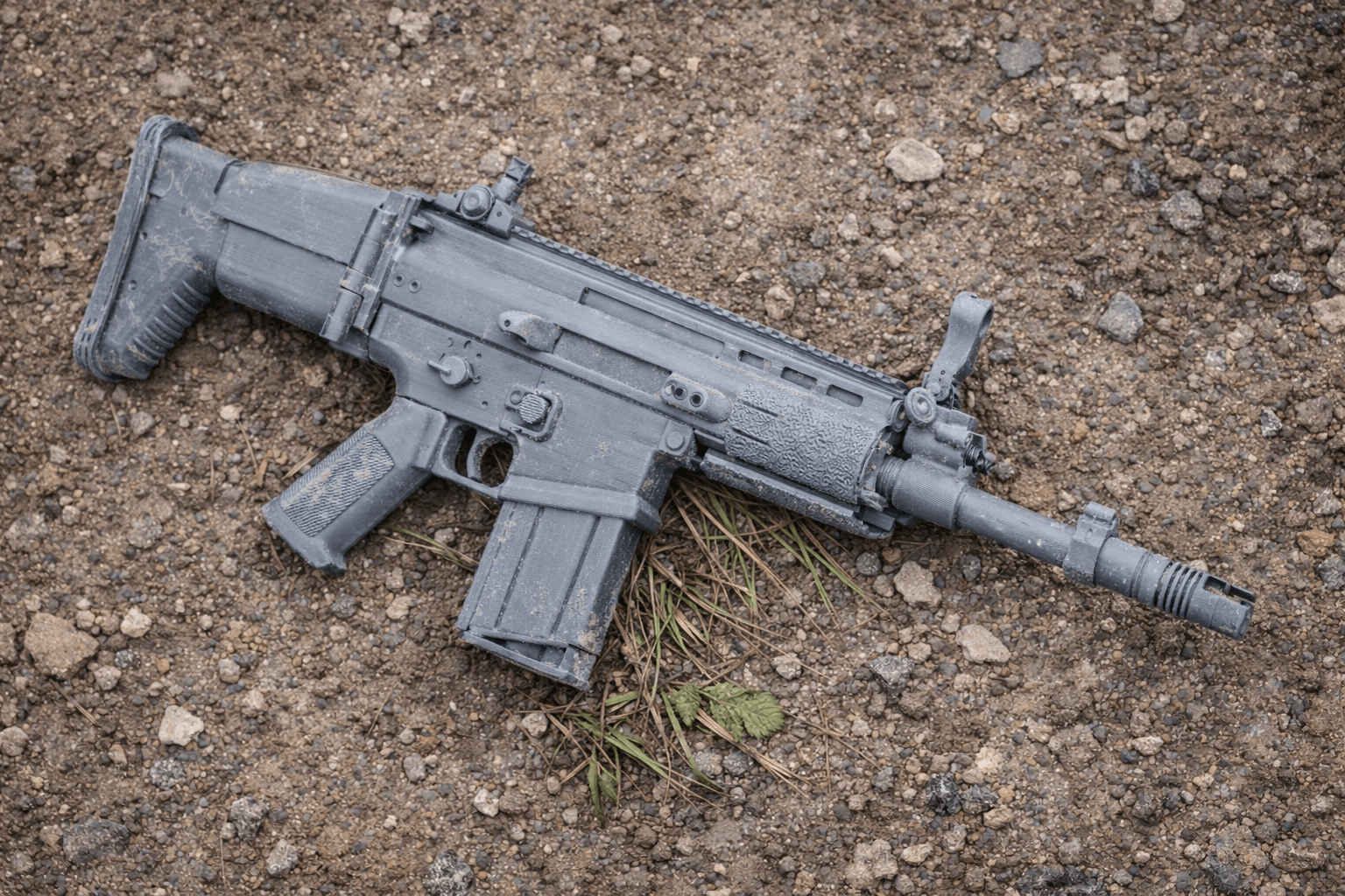 FN Scar H 3d model