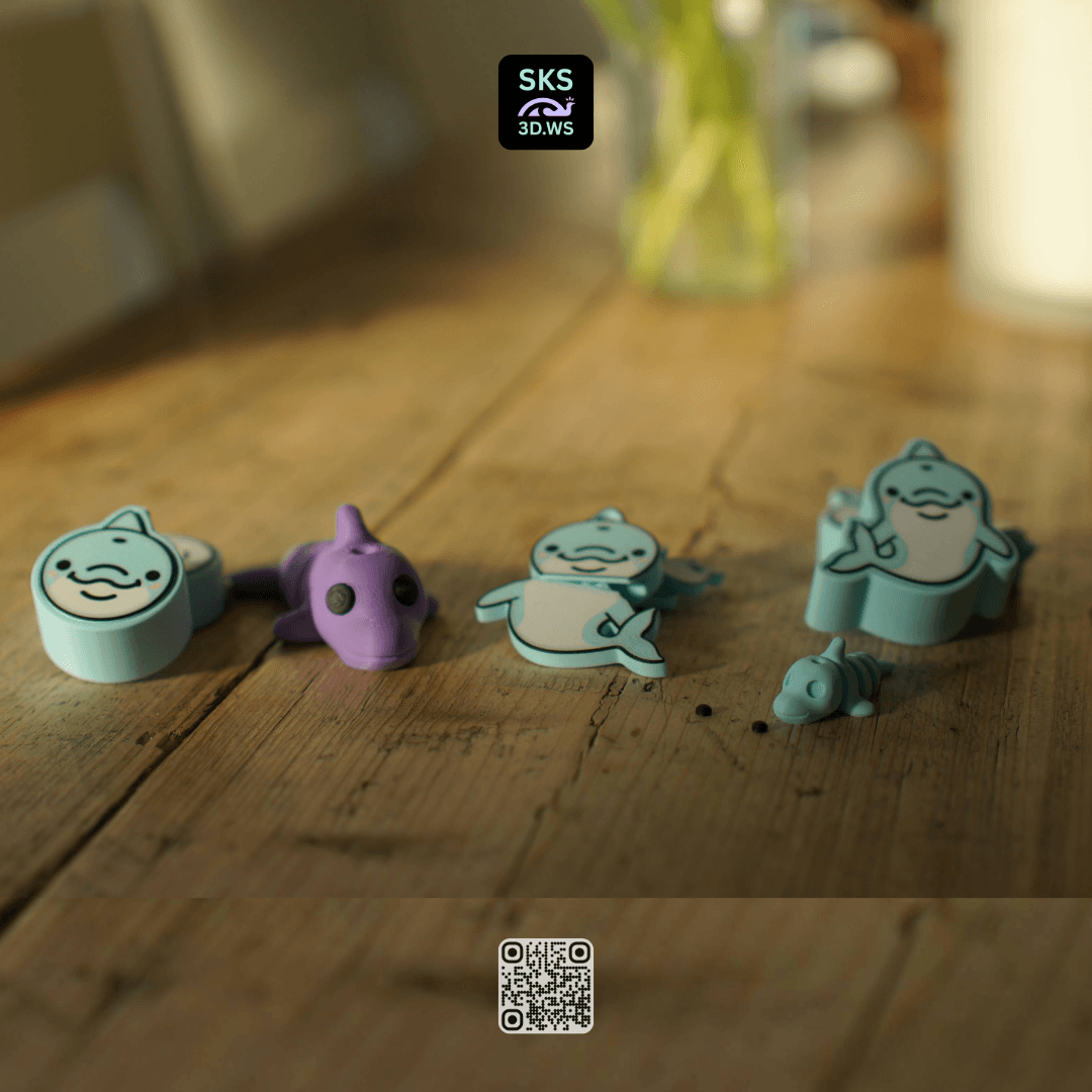 The Complete Dolphin Fidget Pack 3d model