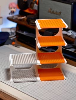 GridStack Modular Shelf 3d model
