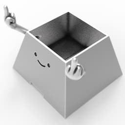 HAPPY PLANTER MIDDLE FINGER 3d model