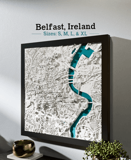 Belfast, Ireland - S, M, L, & XL 3d model