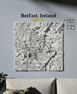 Belfast, Ireland - S, M, L, & XL 3d model