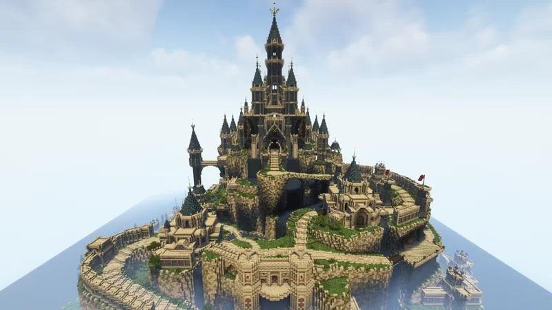 Minecraft Hyrule Castle 3d model
