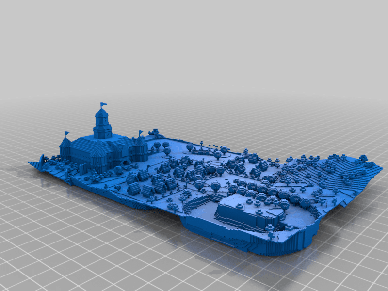 Minecraft Mario Circuit 2 3d model