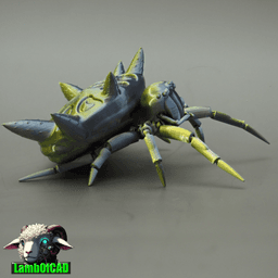 Spiny Backed Orbweaver Spider 3d model