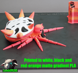 Spiny Backed Orbweaver Spider 3d model