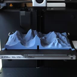 Desk paper tray and organizer “Montagne” 3d model