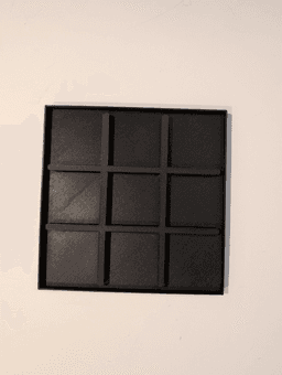 Candy Cane Lane - Tic Tac Toe Board - Games, Stocking Stuffers, Car Games, Decor 3d model