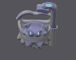 Snorkel and Flippers Goose Gear for Porch Goose 3d model