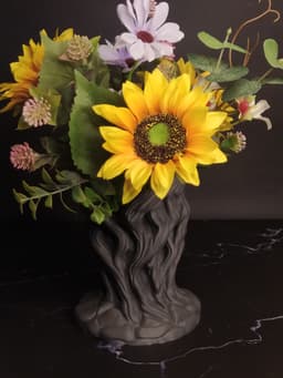 VASE OF REBIRTH - WILD SOUL - Fantasy Root Vase (200mm) - STL + 3MF 3d model