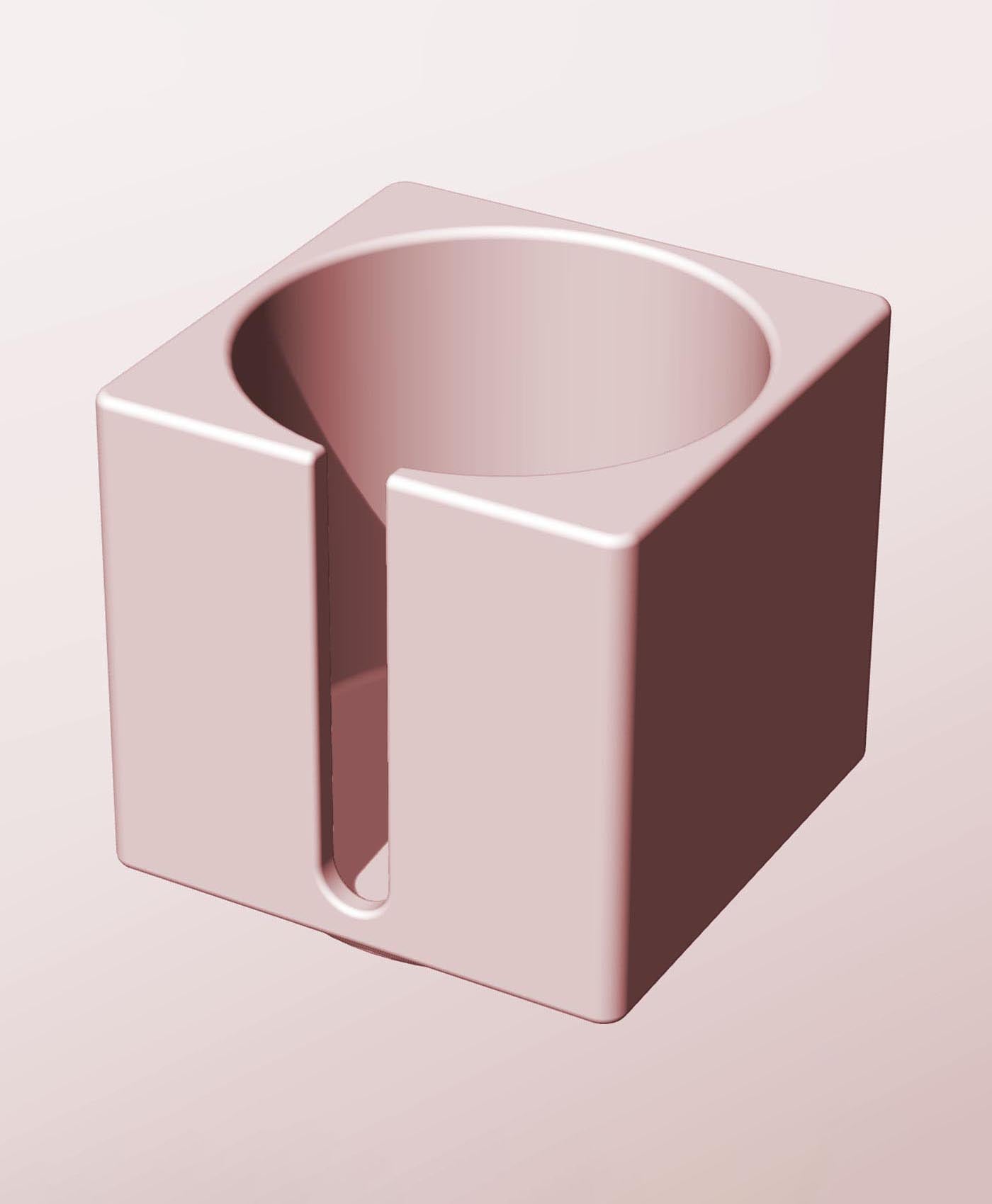 CS68-70-S Slotted container modular stackable module bin box 3d model