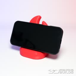 Kawaii Fire Phone Holder - Single Body.STL 3d model