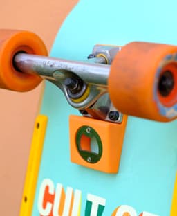 SkateBottleOpener - Skateboard Bottle Opener Riser Pad 3d model