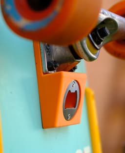 SkateBottleOpener - Skateboard Bottle Opener Riser Pad 3d model