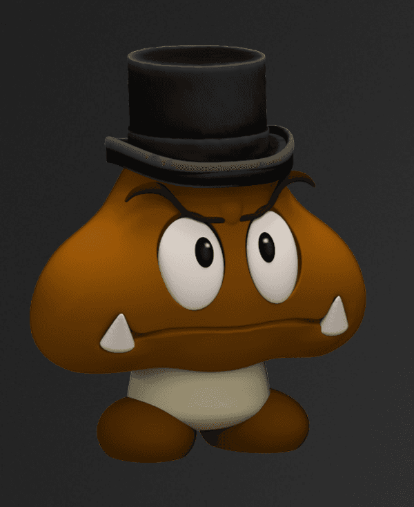 Lord of the manor Goomba 3d model