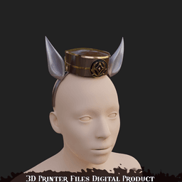 Gold Ship Cosplay Ears and Crown Accessories Uma musume: Pretty Derby 3d model