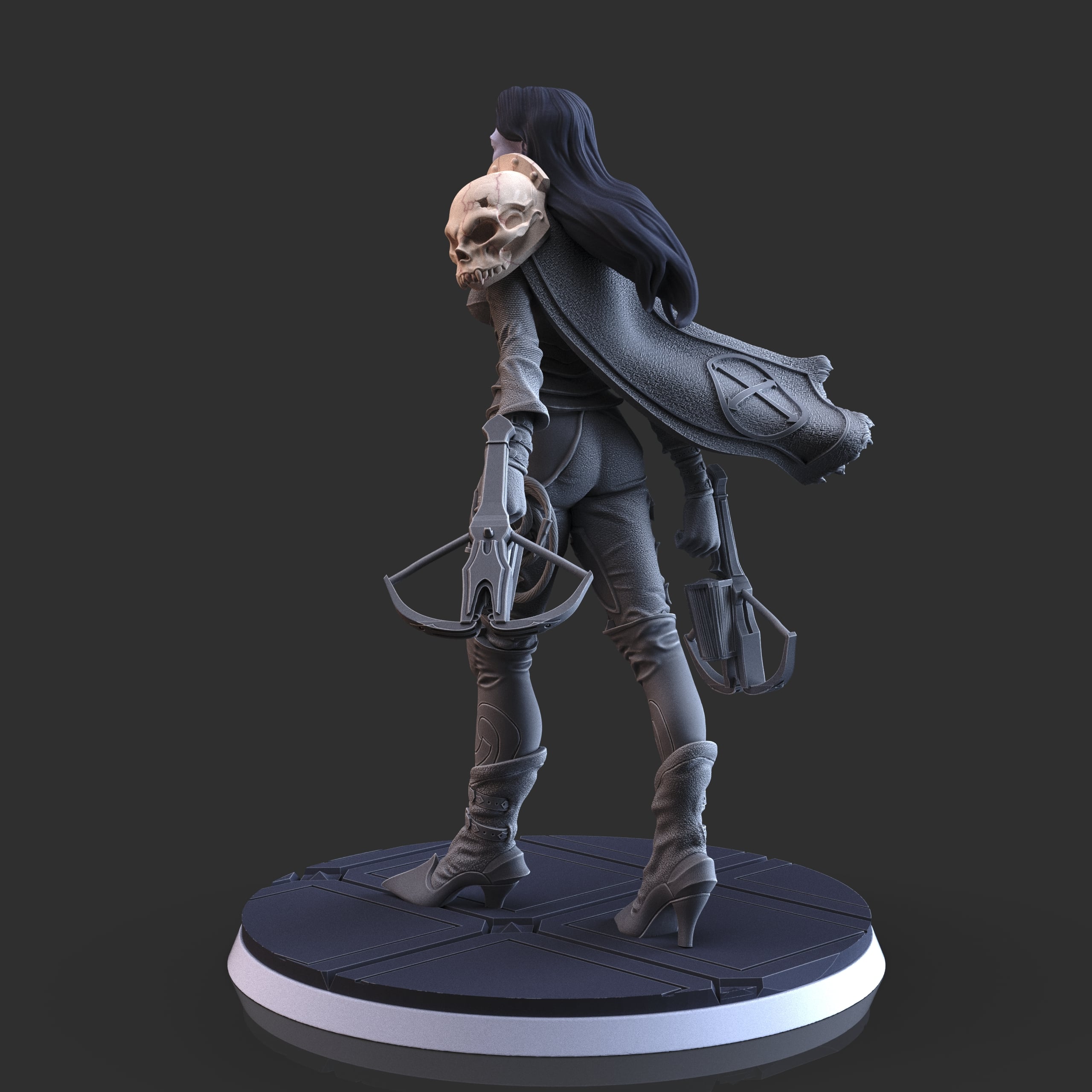 Vampire Hunter 75mm collectible 3d model