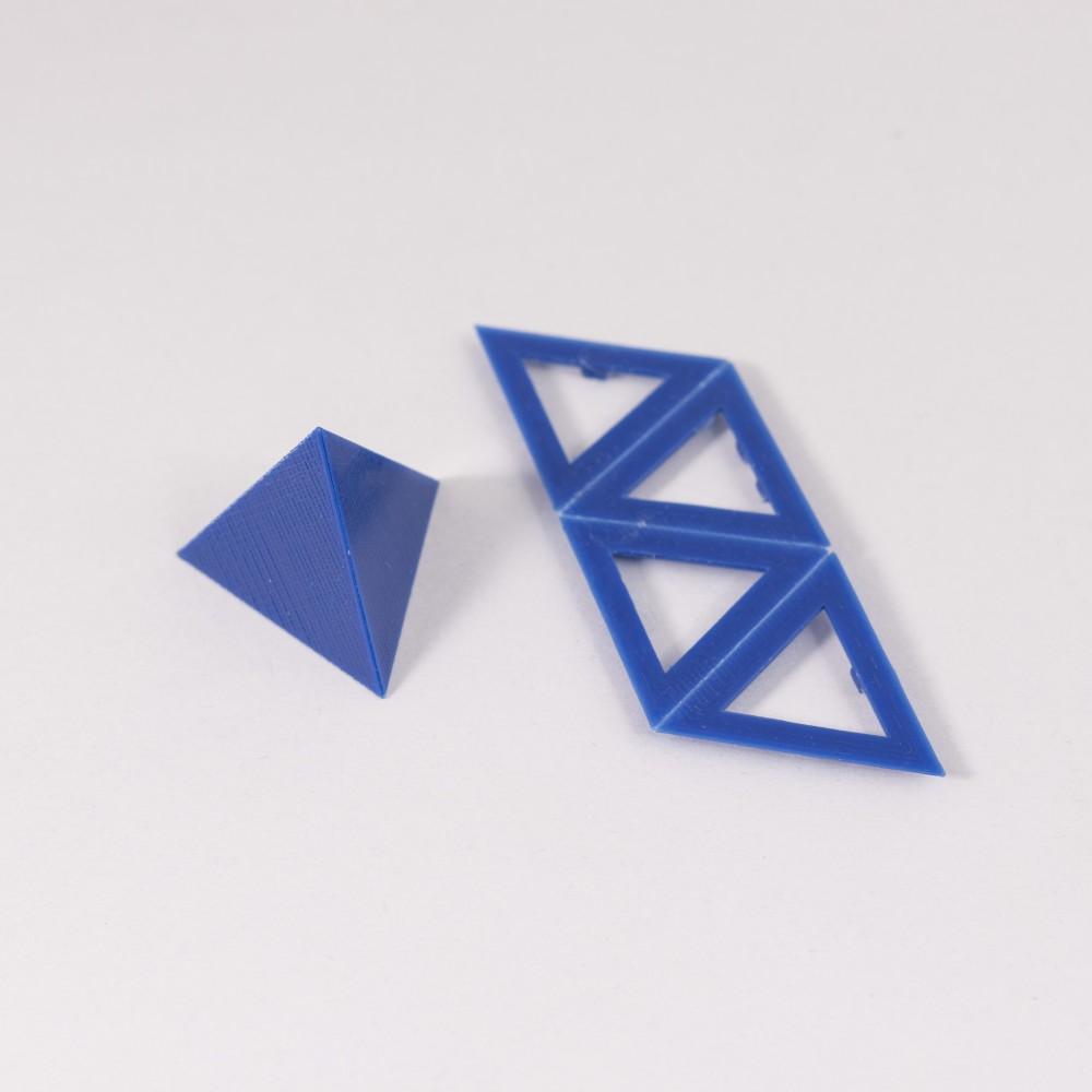 Tetrahedrons // Folding Polyhedra 3d model