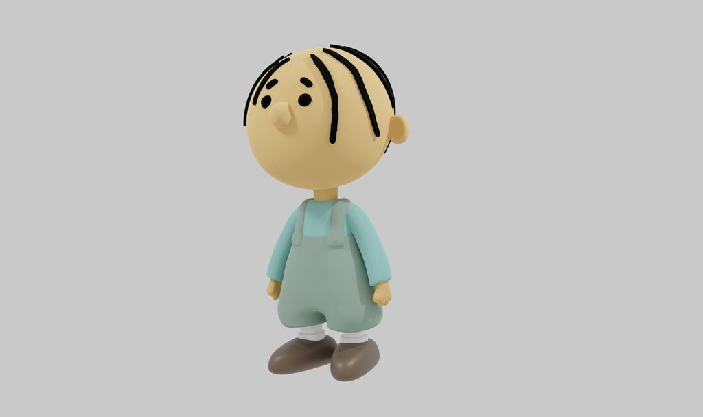 Pig Pen (Peanuts) 3d model