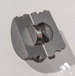 Multiboard Folded Big Bolt - 10x3mm Magnet Insert 3d model
