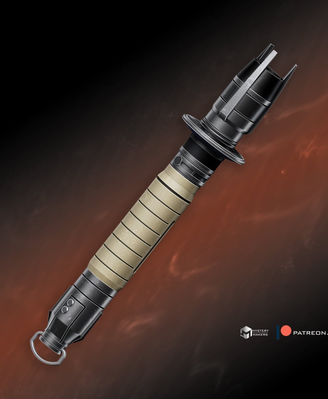Shin Hati functional lightsaber 3d model