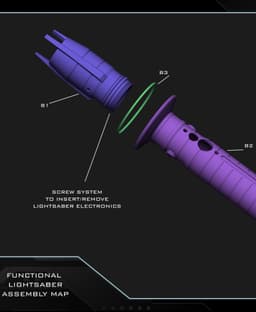 Shin Hati functional lightsaber 3d model