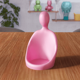 Abstract Figure Candle Holder - Modern Sculptural 3d model