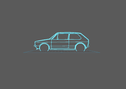 Volkswagen - Golf 1 Wall Art 3d model
