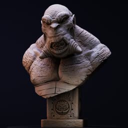 Mr. Wink bust - Hellboy 2 (Pre-Supported) 3d model