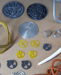 Celtic Belt Buckle 3d model