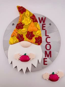 Magnetic Fall Hat For Modular Gnome Sign 3d model