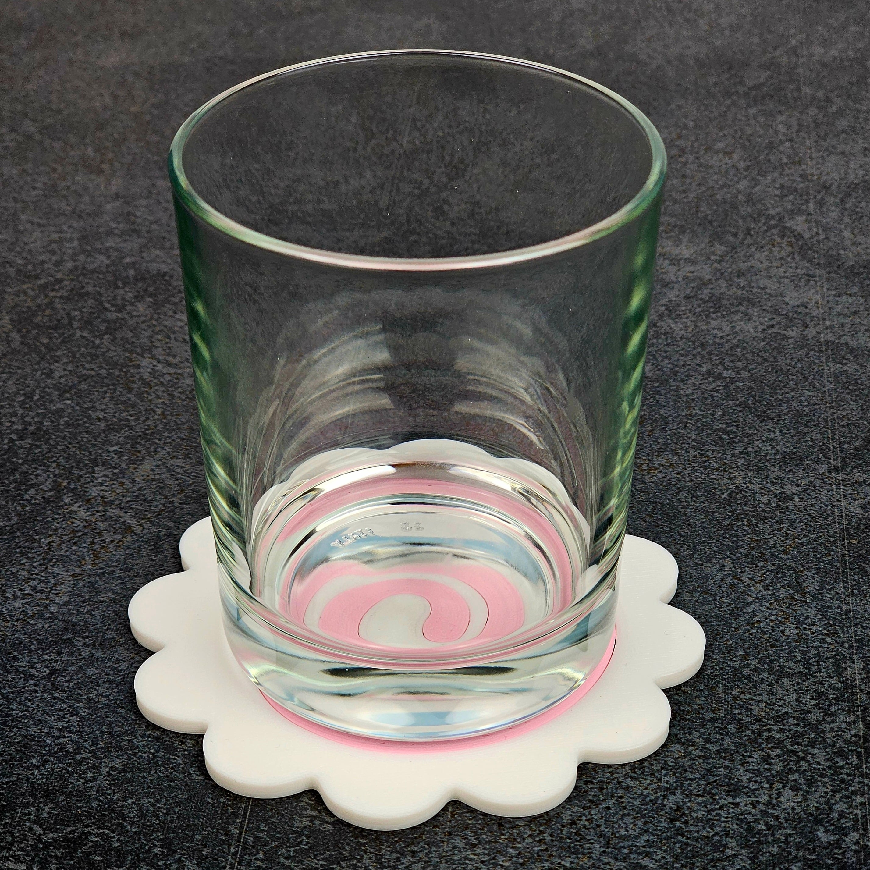 Narutomaki Japanese Fish Cake Coaster 100mm 3d model