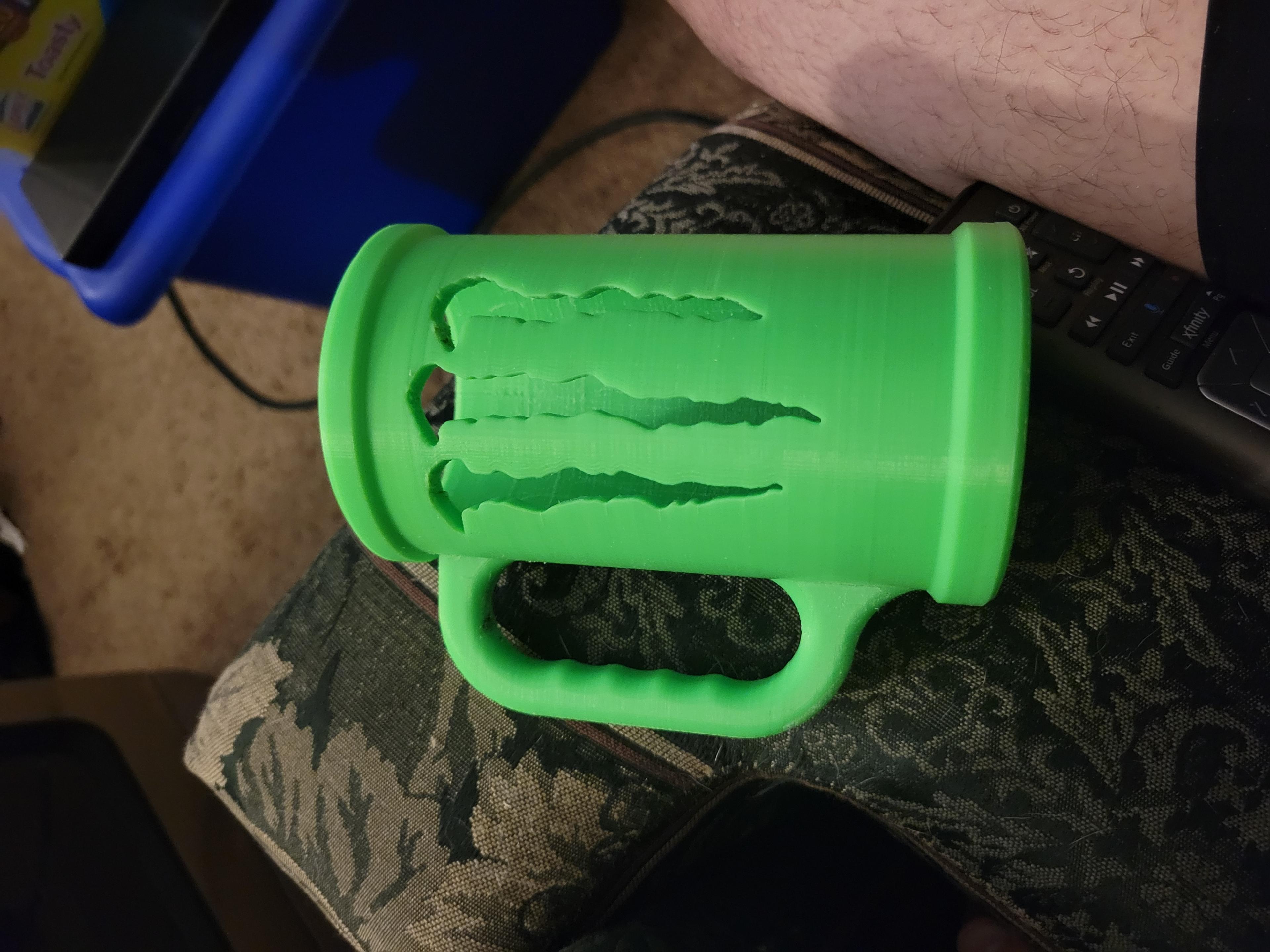 THE Kyle Cup - Munster Energy Can Stein aka the Chad Chalice Can Coozie! - Printed in ABS. - 3d model