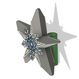 Christmas Tree Star Topper 3d model