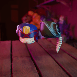 Lil DREDD Head - #MASKtober 3d model