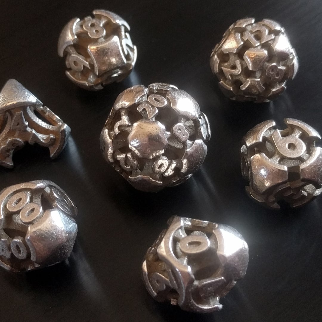 Chord Dice Set with Decader 3d model