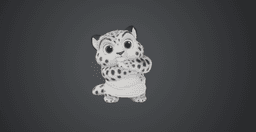 Snow Leopard Kung Fu Panda 3d model