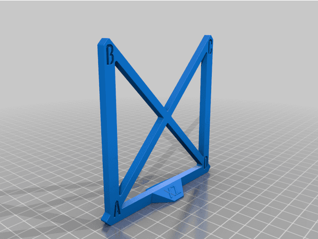 Vertical Calibration Square 3d model