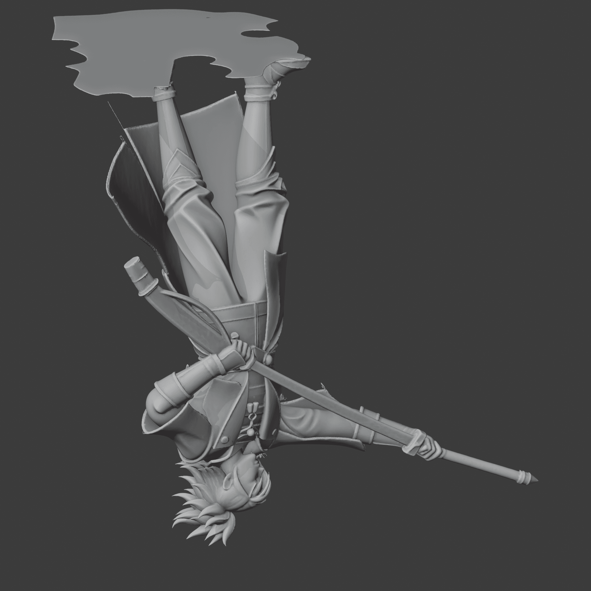 Akechi Mitsuhide Samurai 3d model
