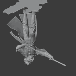Akechi Mitsuhide Samurai 3d model