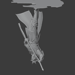Akechi Mitsuhide Samurai 3d model