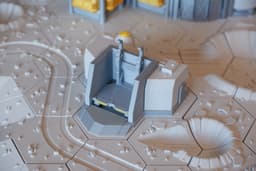 FDMecha Hex Terrain: Lunar Landscape - Moonbase Modules 3d model