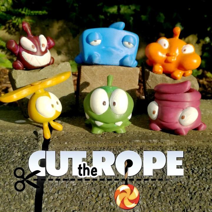 Cut the Rope characters 3d model