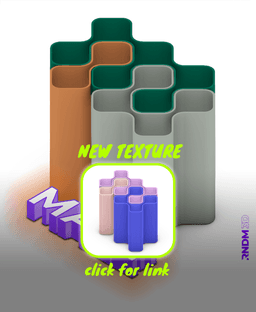 Maze Vase - Modular Organizer System *by RNDM3D* 3d model
