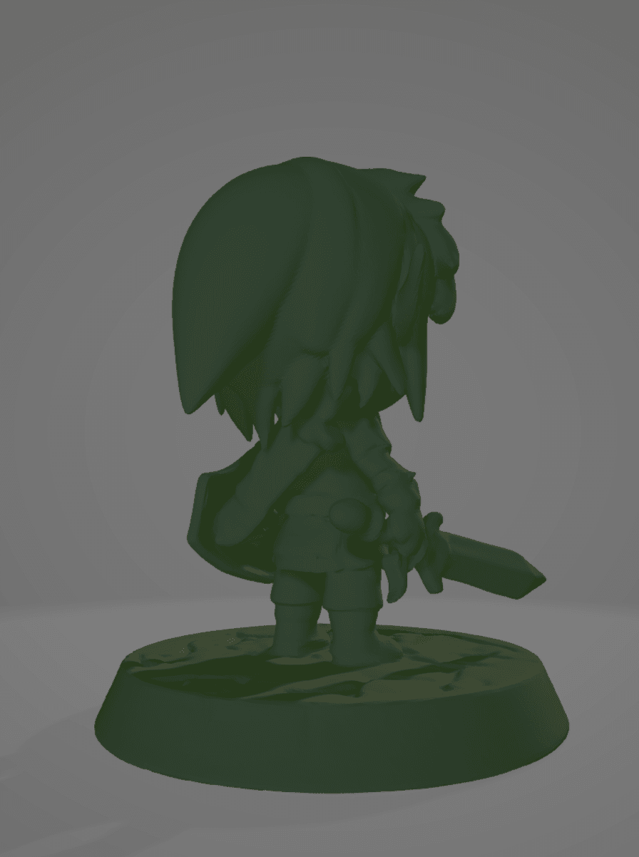 Link in Chibi Form 3d model